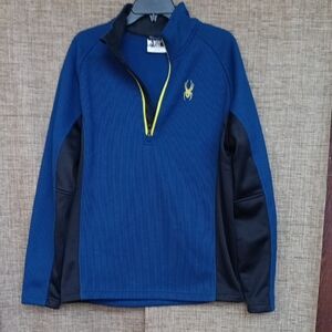 Spyder Navy and Black Pullover